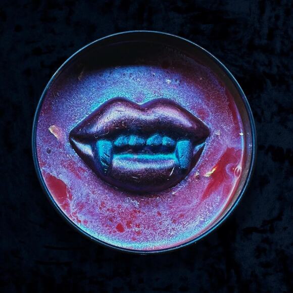 Cigar Love Triangle Signature Luxury Wickless Candle: Amber Bergamot Rum Tobacco - Picture 2 of 6